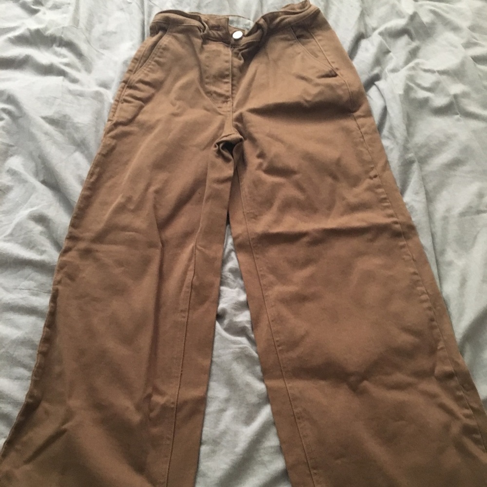 NEW everlane wide leg crop pants